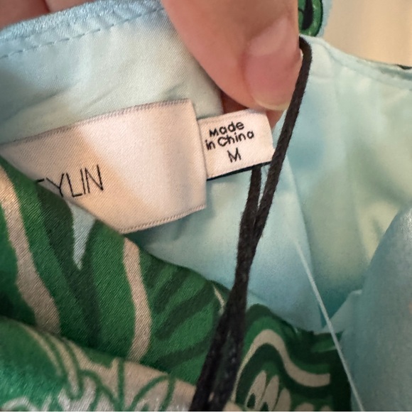 Greylin | Miki Scarf Print Halter Mini Dress | NWT - Picture 7 of 9